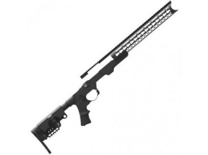 Pažbení AB Arms, Modular Rifle System, pro pušky Rem 700, modulární systém, GEN III, černé
