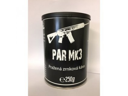 Kvalitní, čerstvá, zrnková káva Caliber Coffee, PROARMS ARMORY, PAR Mk3, plechovka, 250g