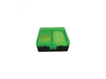 Krabička na náboje MTM Cases, Pistol, .38 Spec./.357 Mag., 100ks, barva GaB