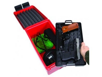 Bedýnka MTM Cases na střelecké vybavení s úložným prostorem pro krátké zbraně