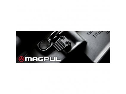 Záchyt zásobníku Magpul, vylepšený z duralu pro pušky typu MSR-15, černý