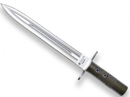 30 cm fixed blade double edge finish off knife with aluminimum pole to make it lance 104
