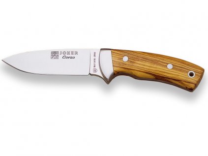 10 cm stainless steel full tang fixed blade knife with olive wood handle 214