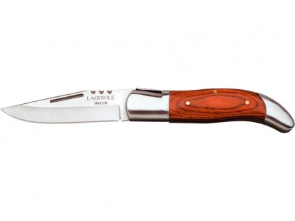 pakkawood scales 9 cm non locking laguiole hunting folding knife 390