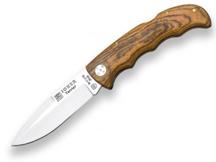 hunting folding knife with bocote handle and blade length 9 cm 640