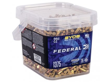 Náboj kulový Federal, Champion BYOB, .22LR, 36GR (2,33g), Copper HP, balení 1375ks