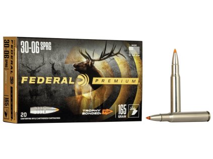 Náboj kulový Federal, Premium Vital Shok, .30-06 Spr., 165GR (10,69g), Trophy Bonded Tip