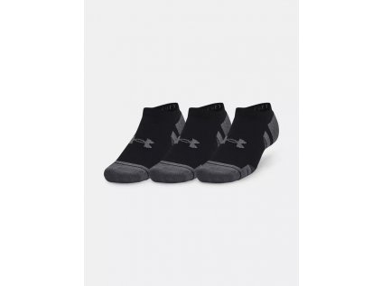 Ponožky Under Armour UA Performance Cotton NS 3 kusy v balení, barva: černá, velikost: L