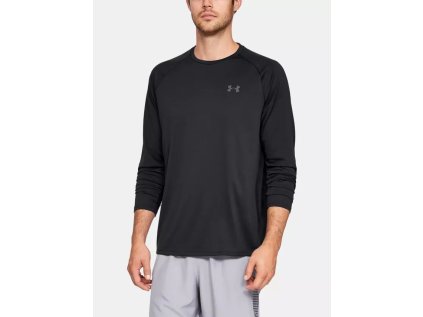 Tričko Under Armour Tech 2.0 LS, barva: černá, velikost: M