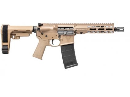 Puška sam. Stag Arms, Mod: STAG 15 Tactical SBR, Ráže: .300 AAC Blackout, hl: 8", FDE CRKT