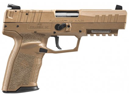 Pistole sam. FN America, Model. Five-seveN MRD, Ráže: 5,7x28mm, hl.: 4,8" (122mm), FDE