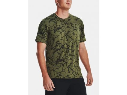 Tričko Under Armour UA Rush Energy Print SS, velikost: M, barva: zelená