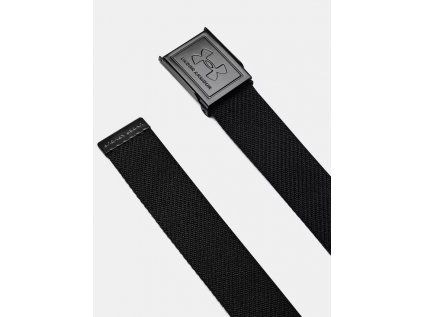 Pásek Under Armour M's Webbing Belt, velikost: uni, barva: černá