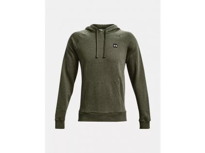 Mikina Under Armour UA Rival Fleece Hoodie, velikost: L, barva: zelená