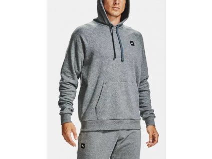 Mikina Under Armour Rival Fleece Hoodie, velikost: M, barva: šedá