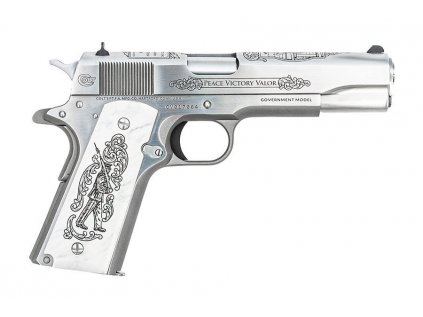 Pistole sam. Colt, Model: 1911 TOTUS, Ráže: .45 ACP, hl.: NM 5", Custom 1 z 500ks, nerez