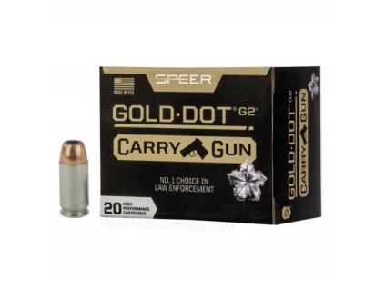 Náboj kulový Speer, Carry Gun, .45 ACP +P, 200GR (12,9g), Gold Dot