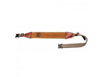 Řemen na pušku Hornady, kůže/ nylon, univerzální, barva hnědá