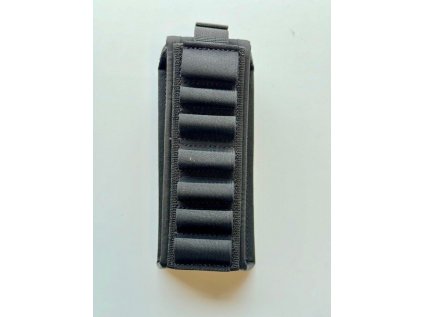 Pouzdro GTG,  na 21 brokových nábojů 12GA, Molle, Černé, Skládací