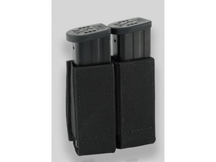 Pouzdro GTG,  na 2 zásobník 9mm, Molle, Černé