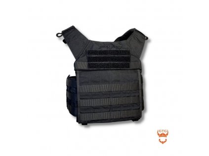 GTG Nosič Plátů, GPC™ MOLLE + COMBAT, Černý velikost L