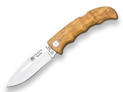 NO 20 hunting folding knife joker terrier with olive wood handle and blade length 9 cm735