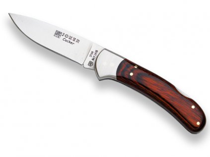NR 47 joker cocker hunting folding knife with red wood handle ss bolster and blade length 9 cm777