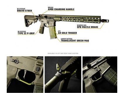 Puška sam. Stag Arms, Mod: STAG 15 Project SPCTRM, Ráže: .223 Rem/5,56mm, hl: 16", ODG