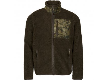 Mikina Seeland Zephyr fleece, barva: zelenohnědá, velikost: L