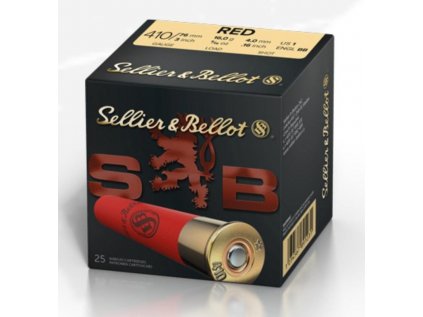 Náboj brokový Sellier Bellot, RED, .410/ 76, 3,5mm, 16g
