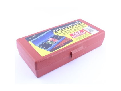 Krabička na náboj MTM Cases, pro .22L, .22LR, .17 MACH, .17HMR, 100ks, hnědá