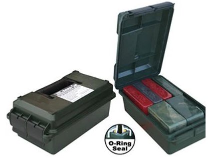 Krabice MTM Case Gard, Ammo Can .30 Cal., pro sypané střelivo, snížená, zelená