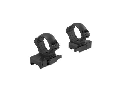 HUNTER – sestava dělené rychloupínací montáže na weaver lištu (Sada kroužků d-25,4 / h-5,3 (18) - 4383-5600-01, Typ základny Hunter dělená - 4383-2100-06)