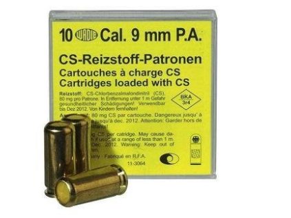 Plynový náboj Wadie, W5, 9mm PA, náplň nervově-paralyzující plyn