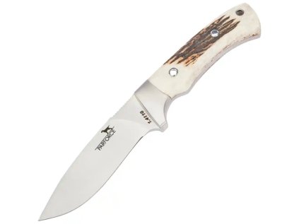 Lovecký nůž Parforce, Vulpes, čepel 11cm, parohová střenka, kožené pouzdro