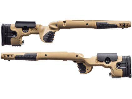Pažba GRS Riflestocks, Bifrost, pro pušky Tikka T3/T3X LEFT HAND, hnědá