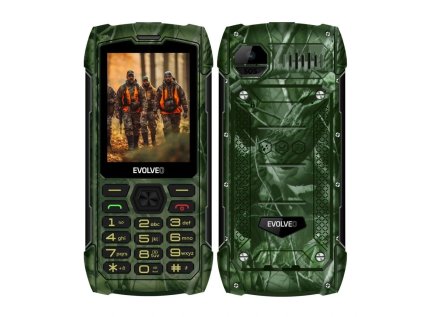 Mobilní telefon EVOLVEO, Strong H1, Dual SIM, camo