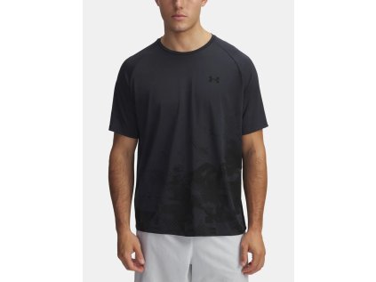 Tričko Under Armour UA M TECH FADE SS, barva: černá, velikost: L