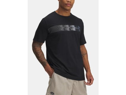 Tričko Under Armour UA M LC FLY IN LOGO SS, barva: černá, velikost: XXL