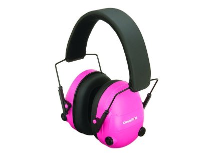 Elektronická sluchátka Champion Targets, aktivní, růžová
