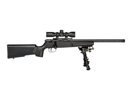 Malorážka jednoranná Savage Arms, Model: Rascal Target, Ráže: .22LR, set s optikou, černá