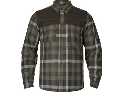 Bunda Härkila Asmund, barva: zelená kostka, velikost: 3XL