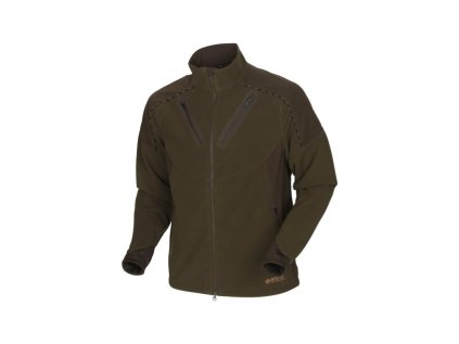 Bunda Härkila Mountain Hunter fleece, barva: zelená/hnědá, velikost: L
