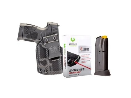 Laserový zaměřovač Viridian Weapon Tech, E Series, červený, pro Taurus GX s kydex pouzdrem