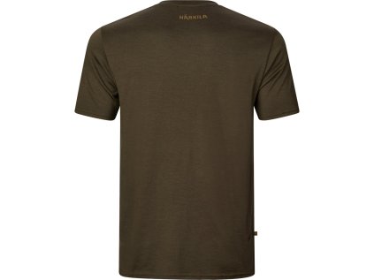 Triko Härkila Game S/S, barva: zelená s jelenem, velikost: XL