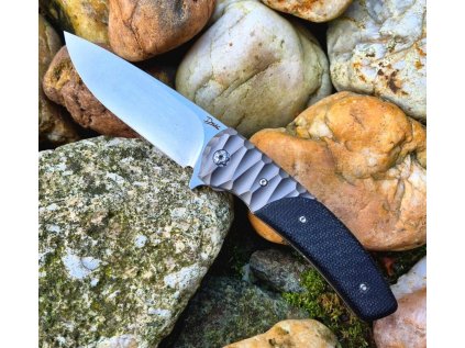 zavírací nůž Dachs Knives, GENTLEMAN 3 Titan, šedý
