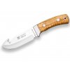 olive wood handle gut hook 12 cm stainless steel fixed blade joker oso skinning knife leather sheath 235