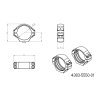 Sada kroužků - ocelové (Sada kroužků d-30 / h-3 (18) - 4383-5510-01)