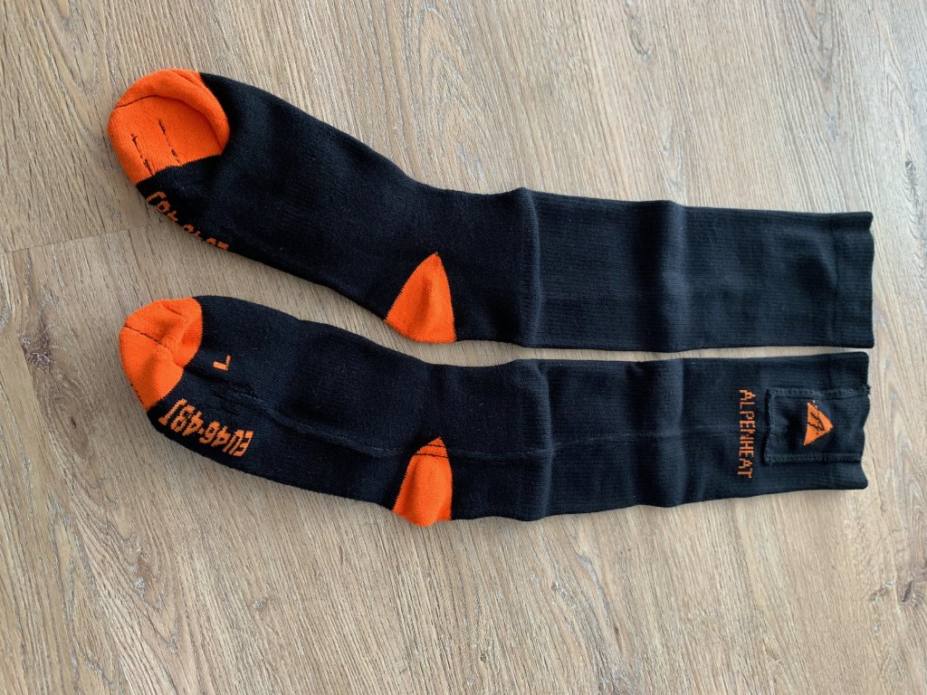 ALPENHEAT Vyhřívané ponožky FIRE-SOCKS, model AJ26 Velikost ponožek: S - 36-38 europe