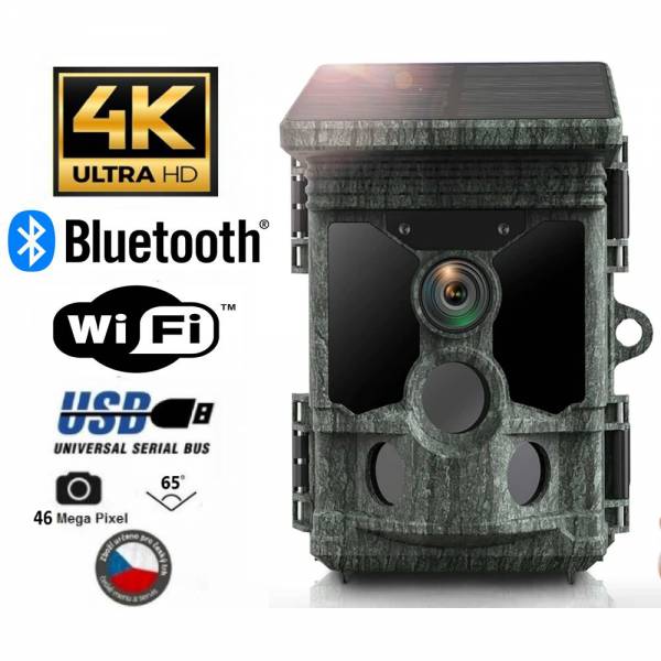 BUNATY FOTOPAST 4K WiFi Solar + 32GB karta